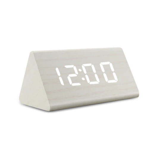 Wooden Digital LED Alarm Clock