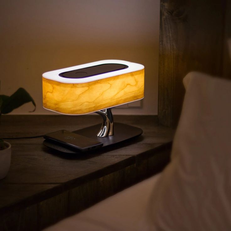 Light of Life Table Lamp with Speaker/ Wireless Charger