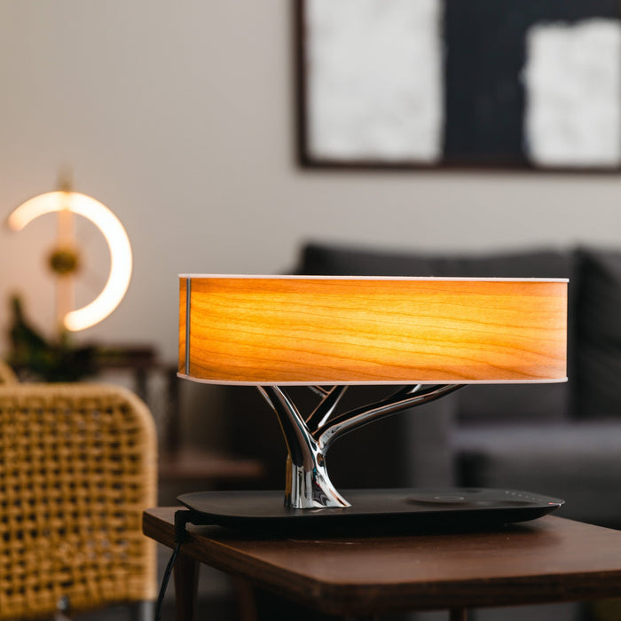 Light of Life Table Lamp with Speaker/ Wireless Charger