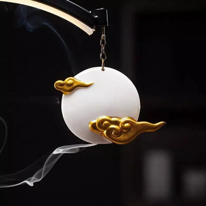 Celestial Moon Incense Burner Lamp